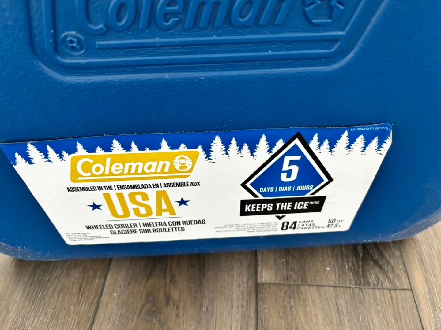 Coleman Wheeled Cooler - 50 Quart image indicator(3)
