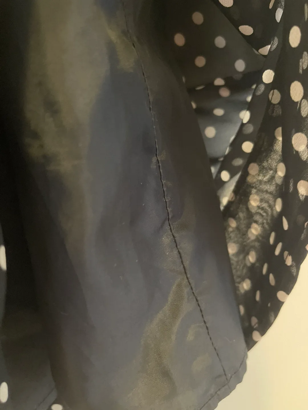 Black and White Polka Dot Midi Skirt image indicator(6)