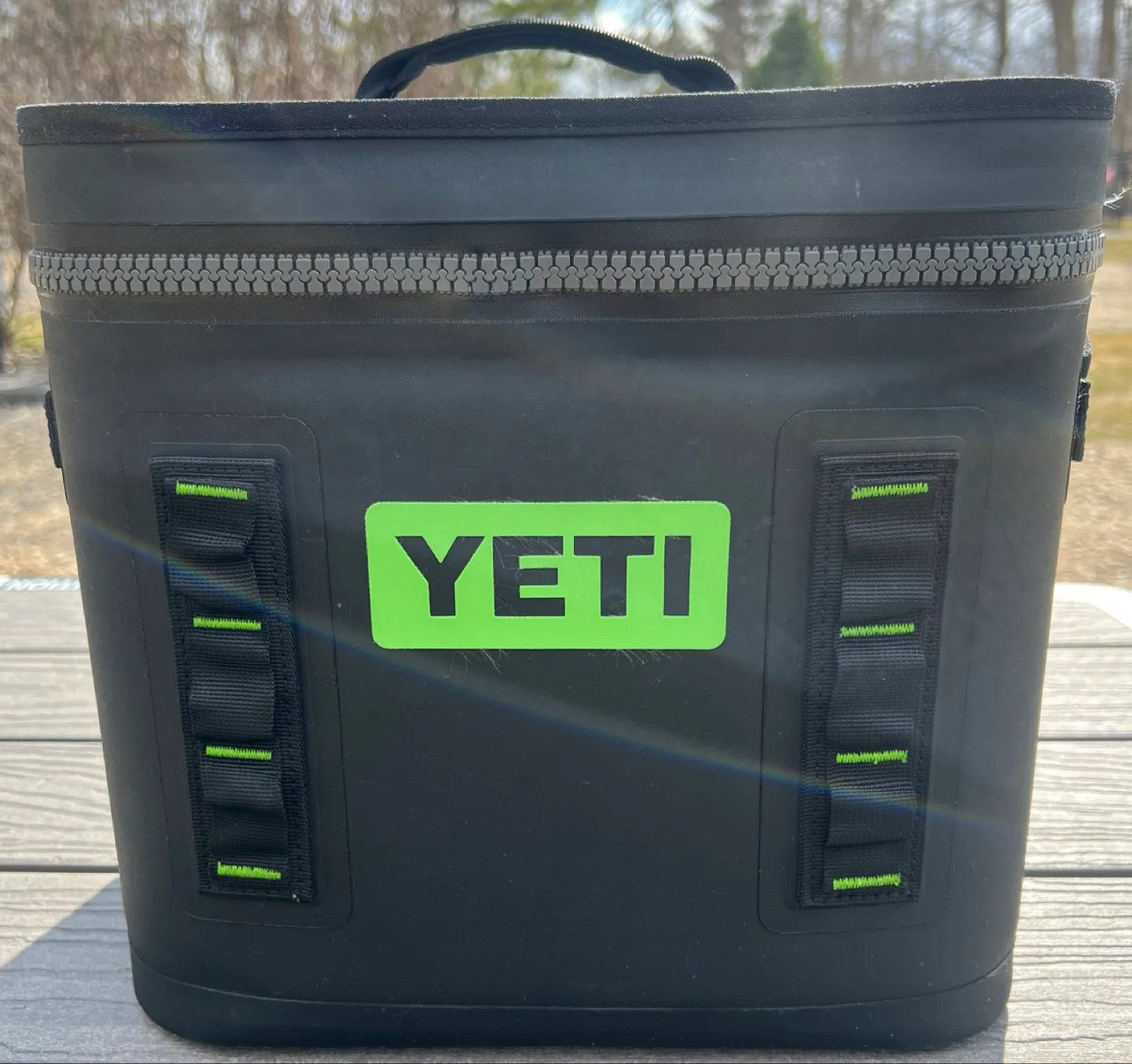 YETI Hopper Flip 12 Hopper Flip 12 Soft Cooler - Black/Lime thumbnail