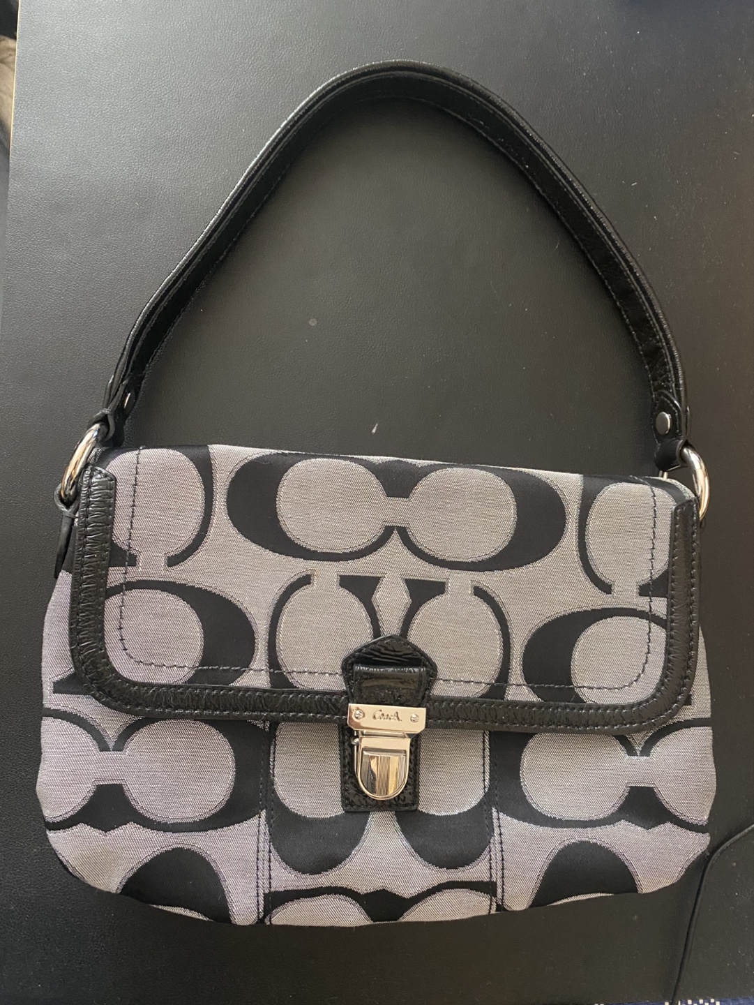 Vintage Coach Monogram Bag