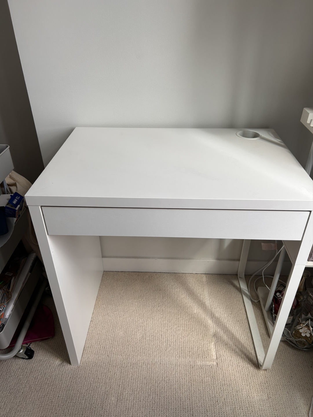 IKEA MICKE White Desk - photo 2