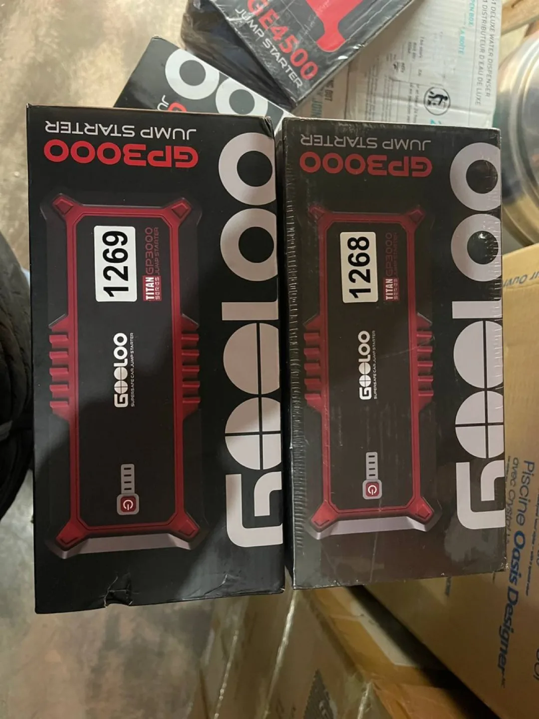 GOOLOO Jump Starter,3000A Peak 12V GP3000 Portable Car image indicator(7)