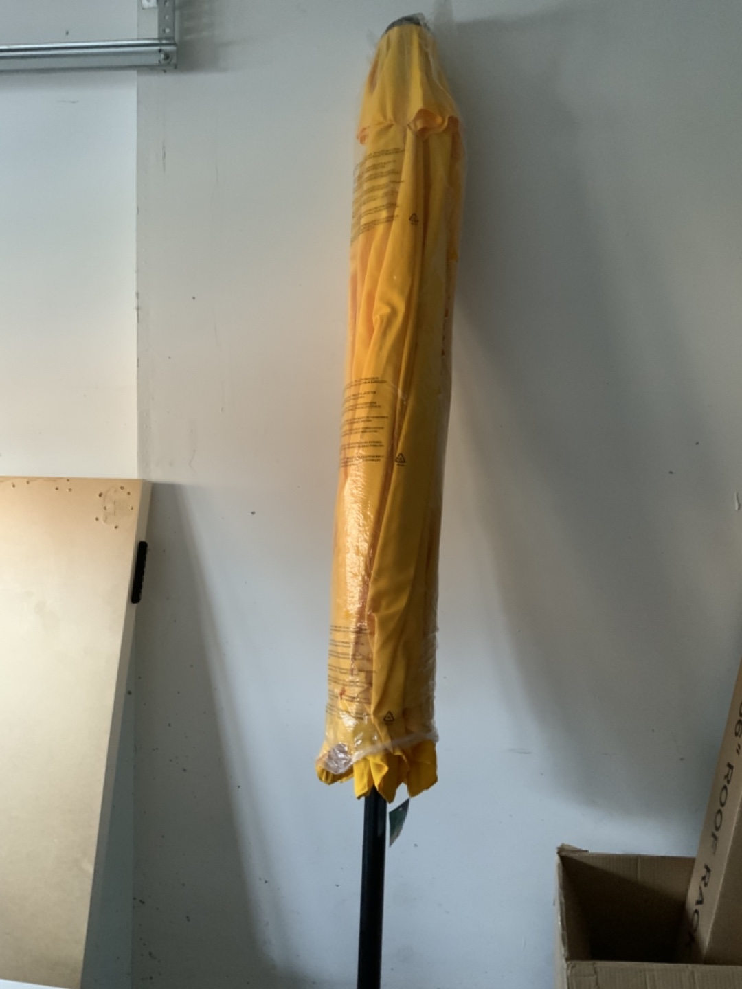 Yellow 9ft Market Umbrella with Stand