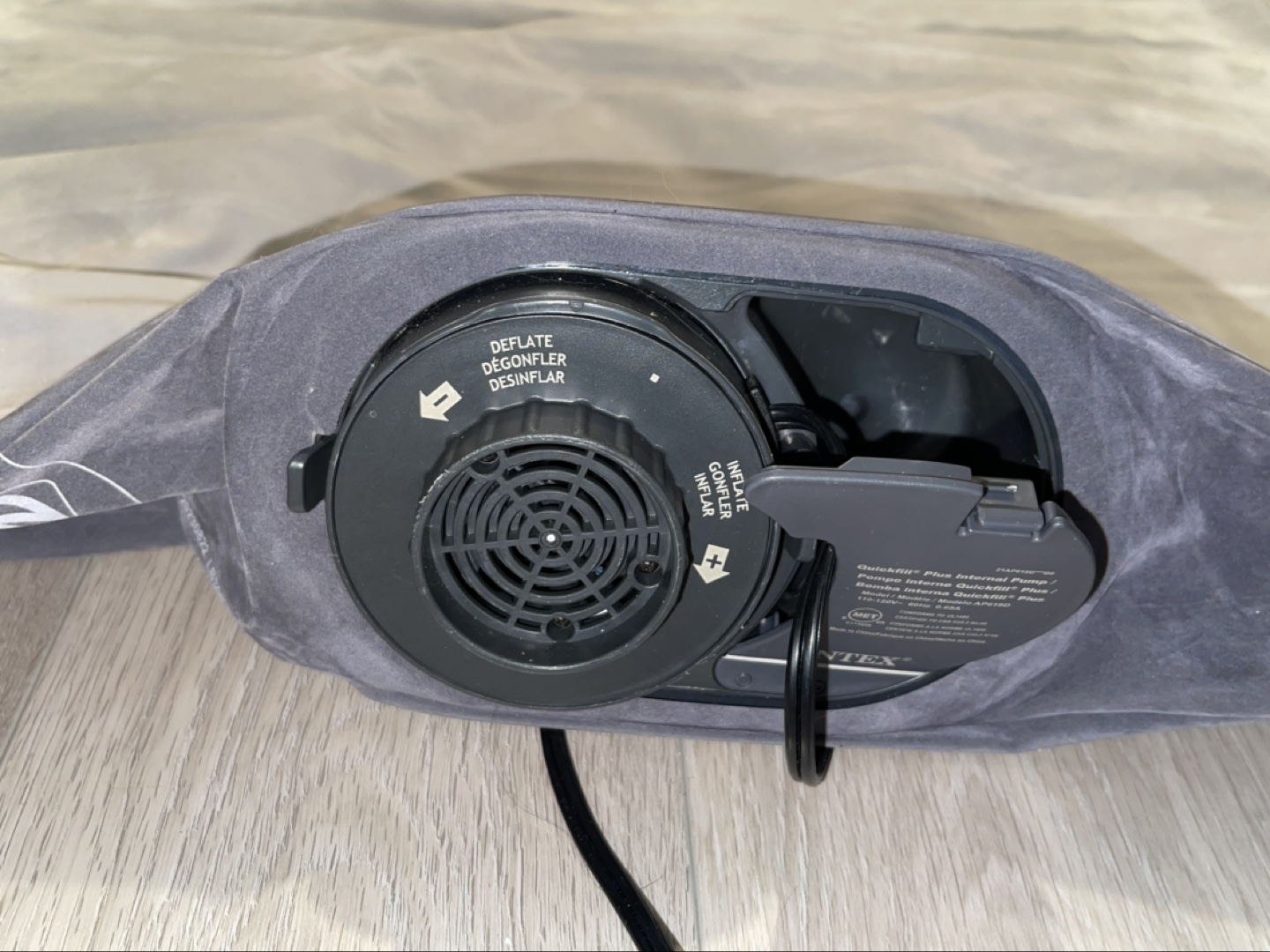GrayINTEX built-In Electric Pump - photo 3