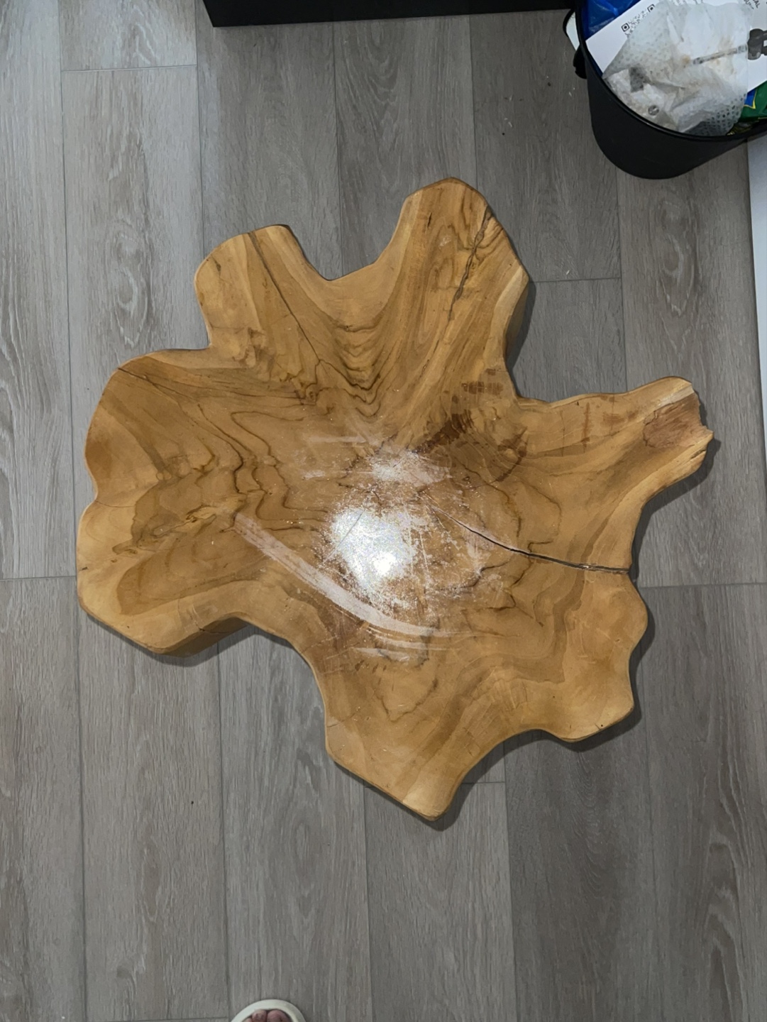 Unique Live Edge Wood Side Table