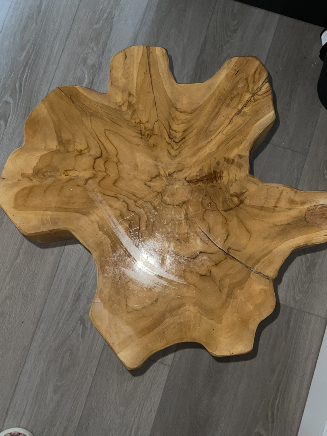 Unique Live Edge Wood Side Table - photo 3