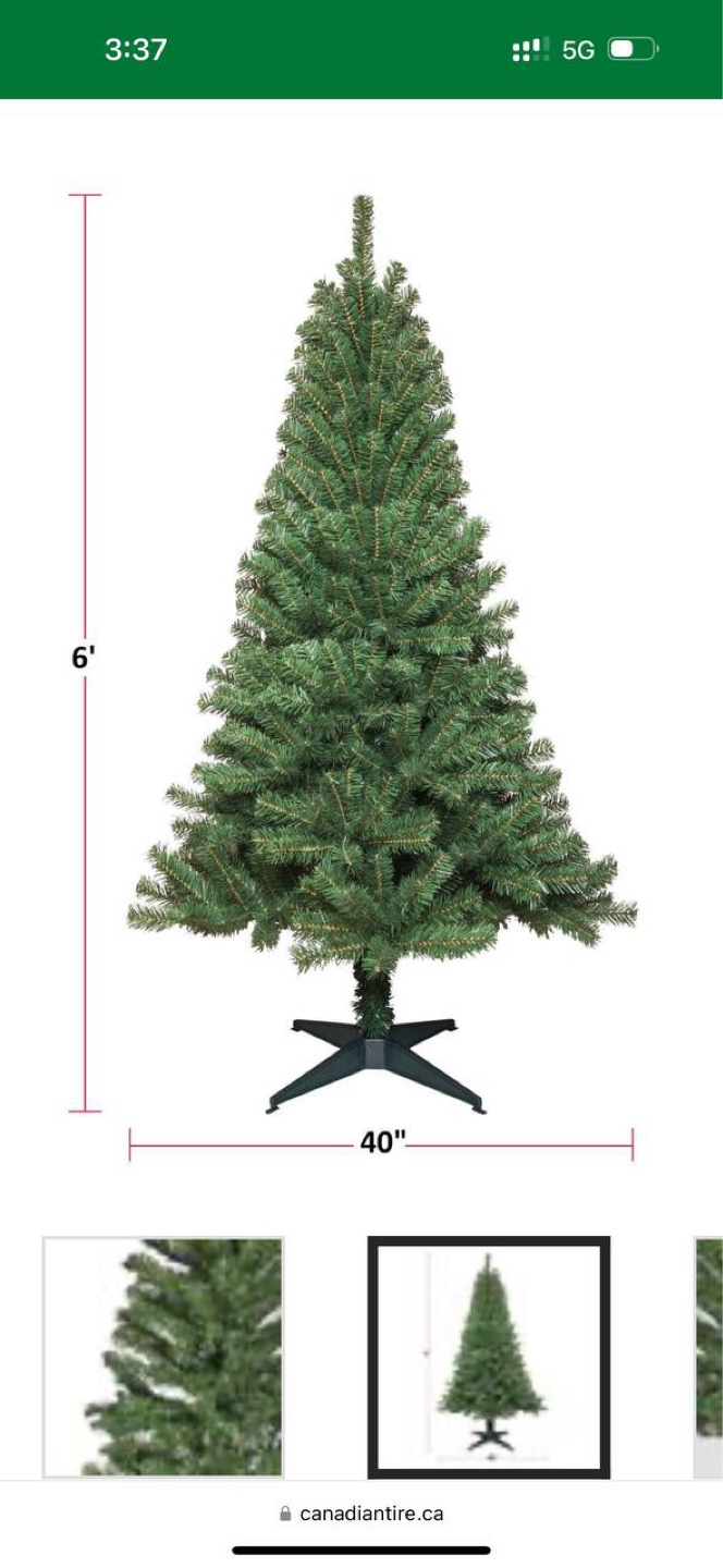6ft Pre-lit Artificial Christmas Tree - photo 2