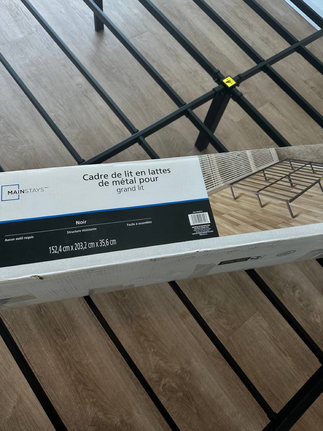 Queen Metal Slat Bed Frame - photo 4