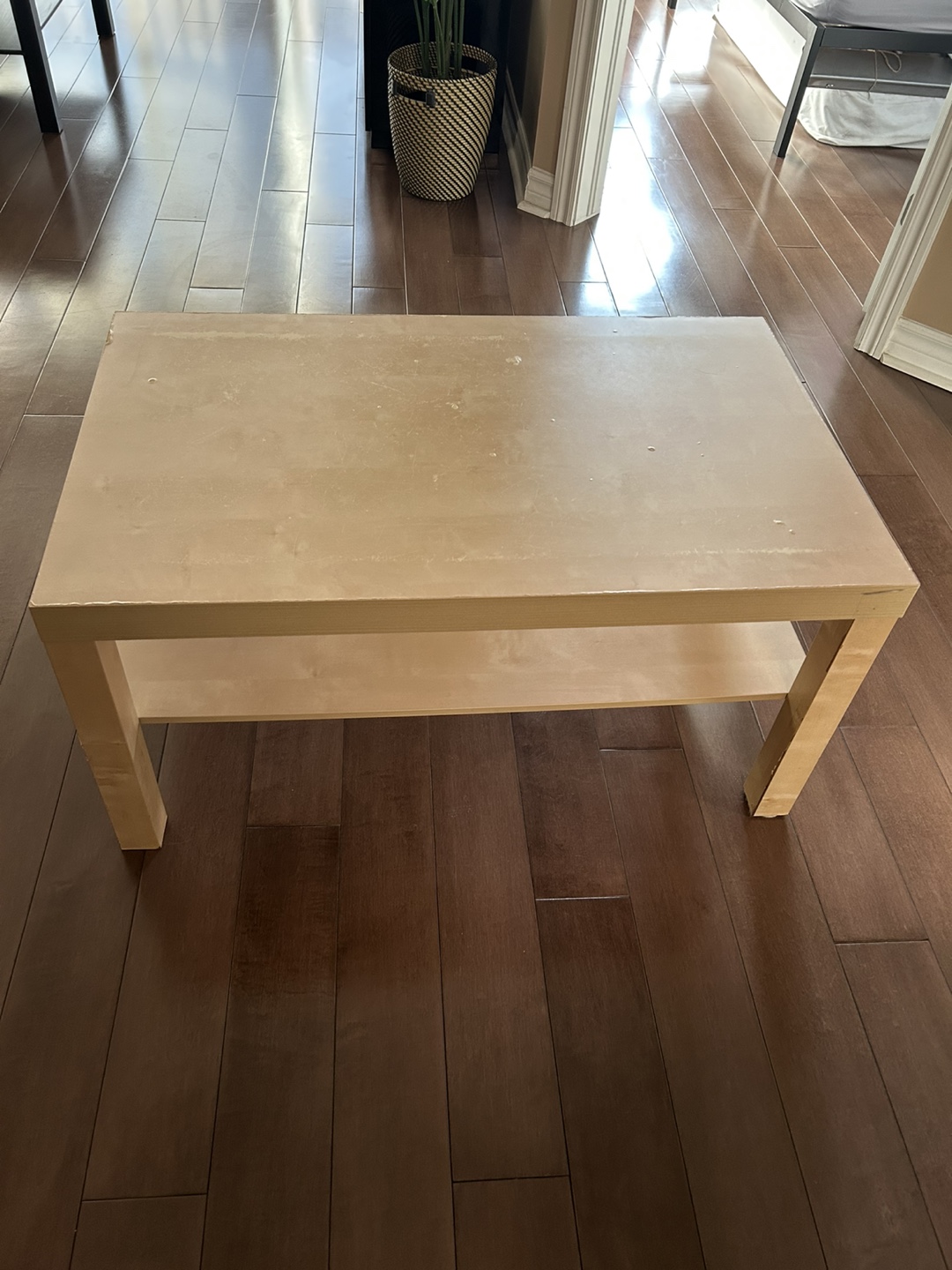 IKEA Lack Coffee Table - White Stained Oak Effect