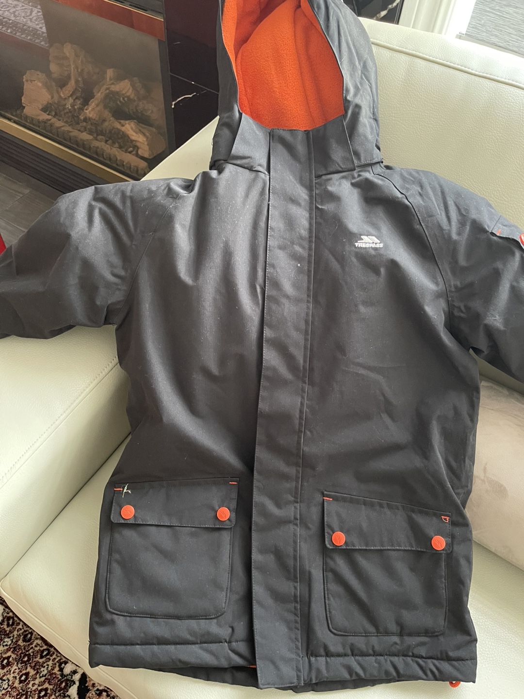Trespass Boys' Black Winter Jacket Size 12
