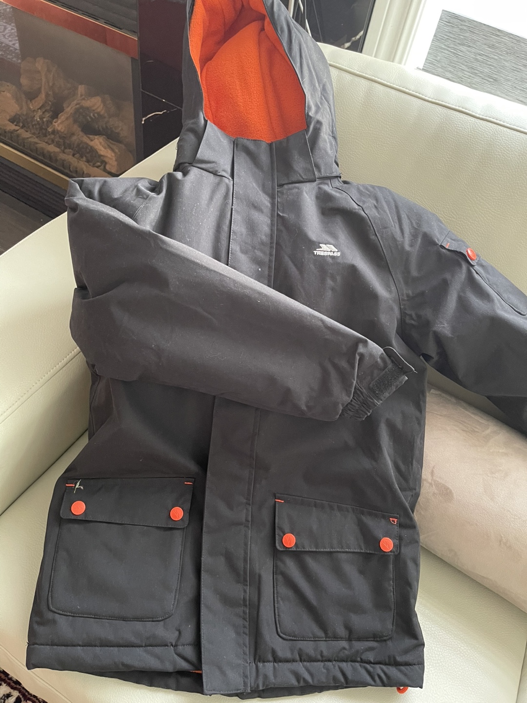 Trespass Boys' Black Winter Jacket Size 12 - photo 2