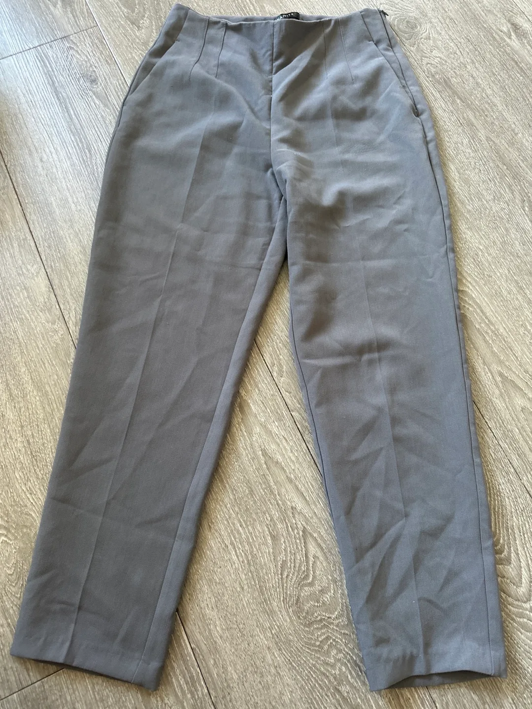 Dynamite Grey Ankle-Length Trousers - Size 8 thumbnail