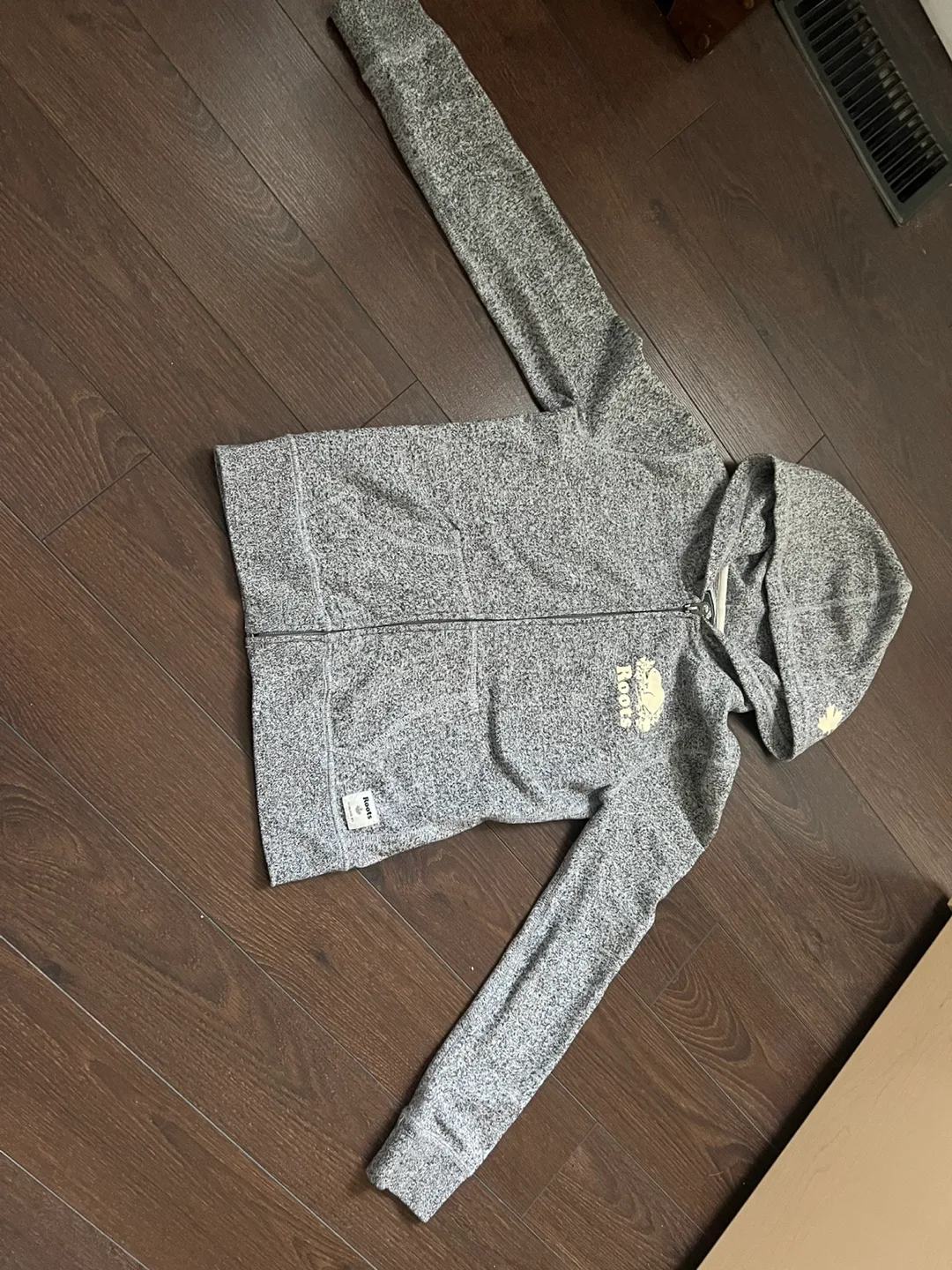 Roots Kids Grey Zip-Up Hoodie Size XL/TG (negotiable) thumbnail