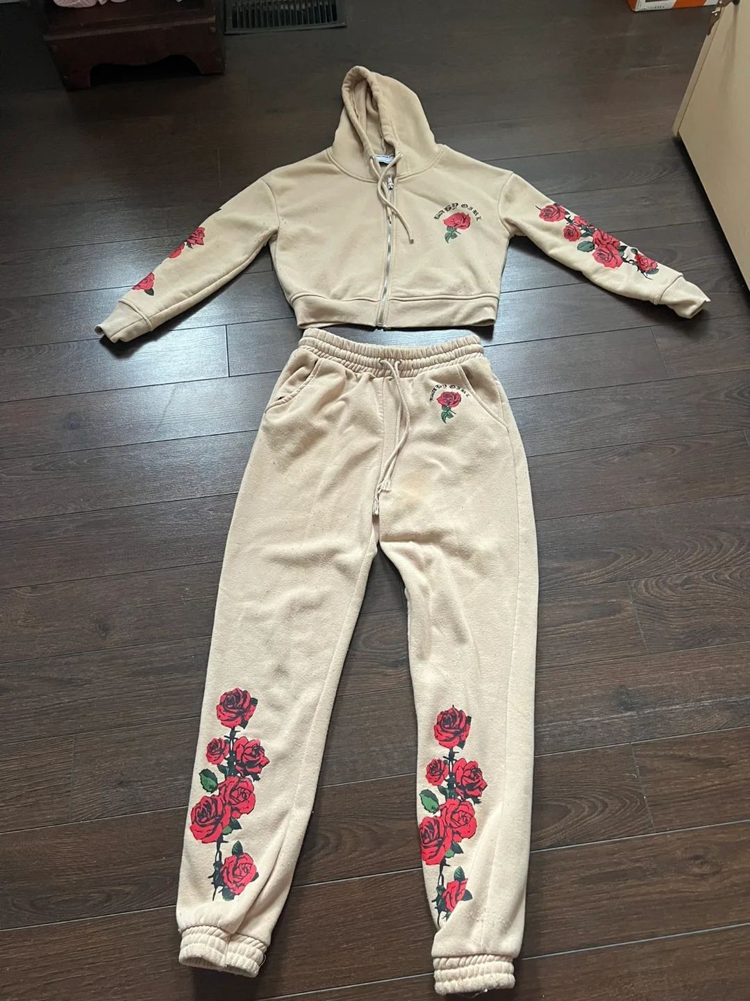 Streetwear Society Rose Embroidered Set (negotiable) thumbnail
