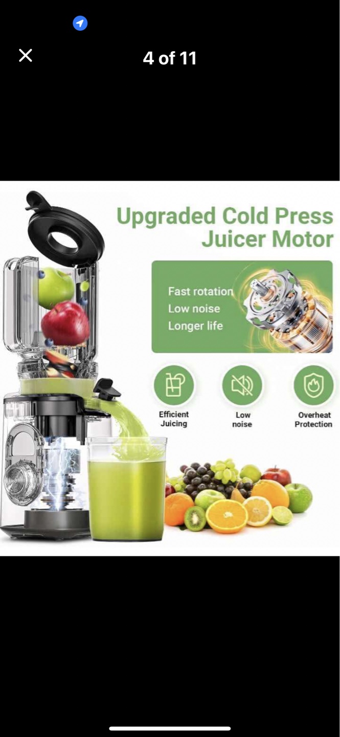 AAOBOSI Masticating Juicer - Cold Press Juicer - photo 3