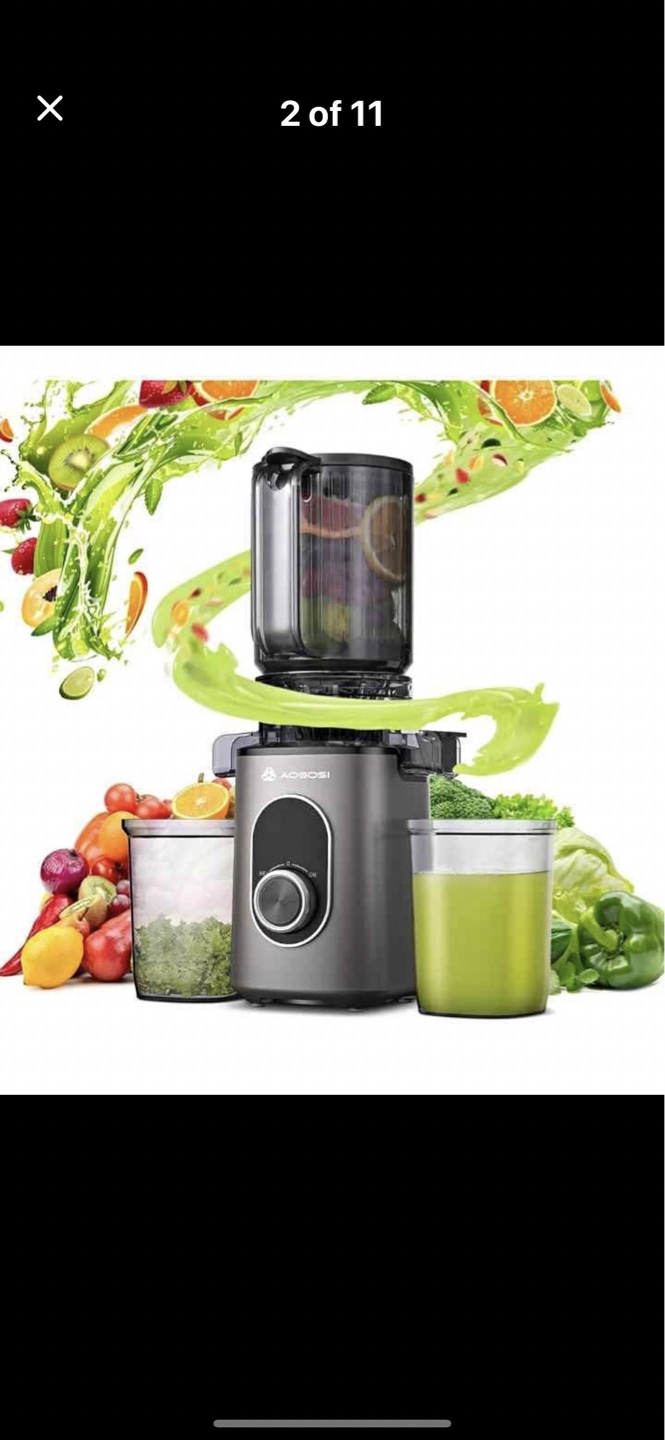 AAOBOSI Masticating Juicer - Cold Press Juicer