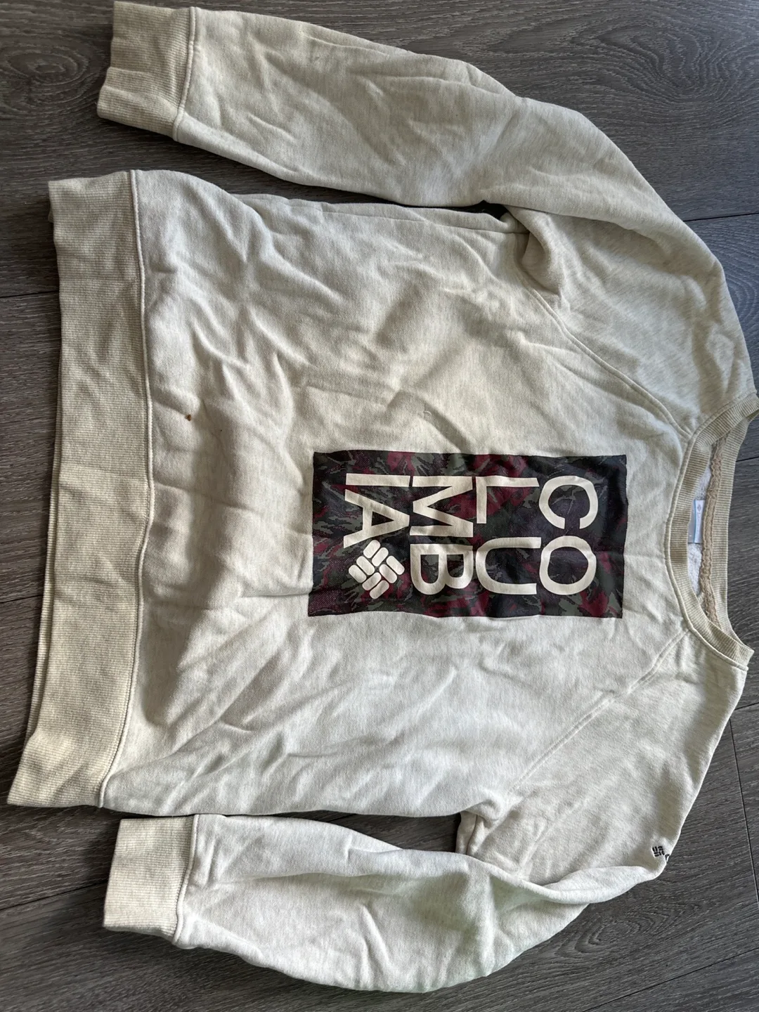 Columbia Women's Size Large Cream Sweatshirt thumbnail