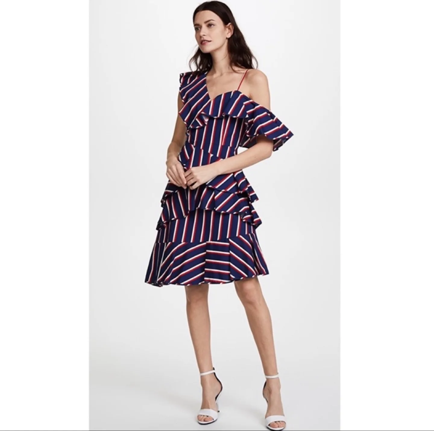Alice + Olivia NWOT  Ruffle Dress Size 4 thumbnail