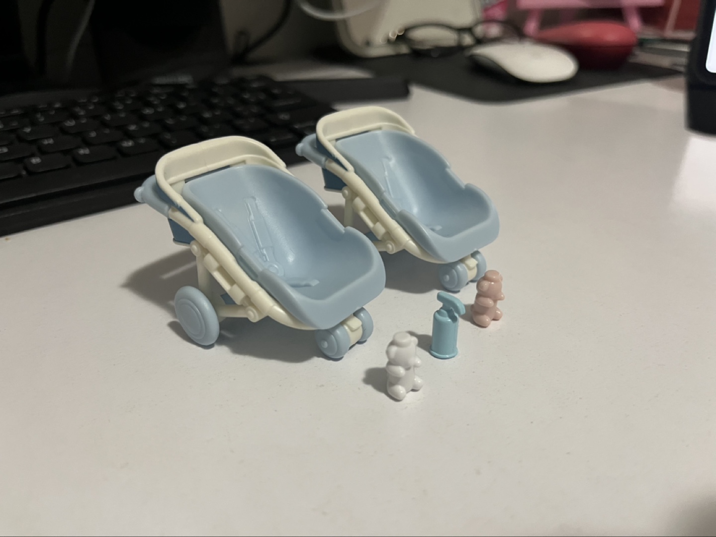 Calico Critters Twin Strollers and Accessories
