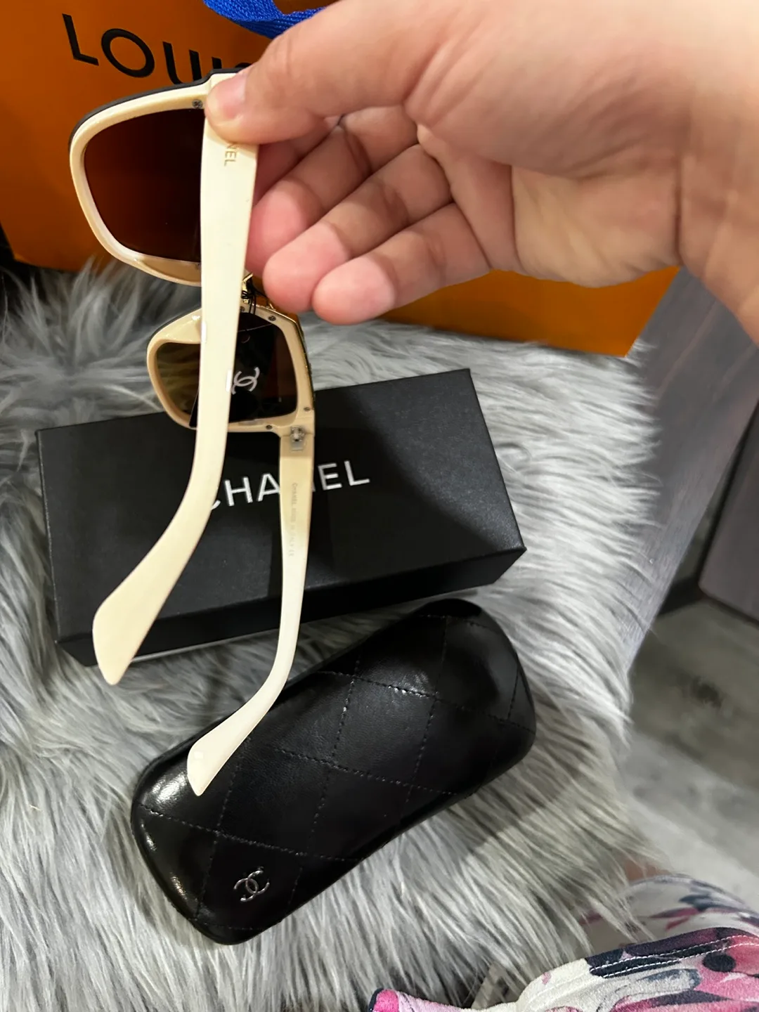 Inspired Chanel Sunglasses with Case image indicator(2)