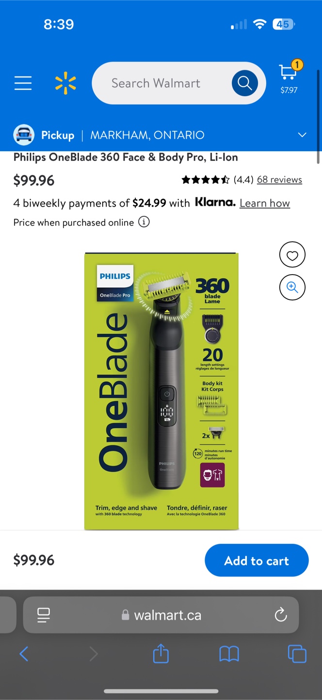 Philips OneBlade Pro Face & Body Trimmer - photo 3