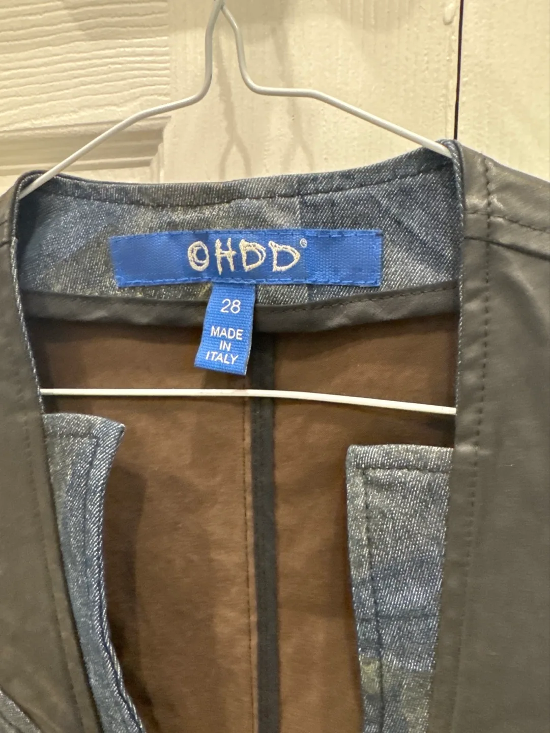 OHDD Italian Designer Vest Size 28 image indicator(2)
