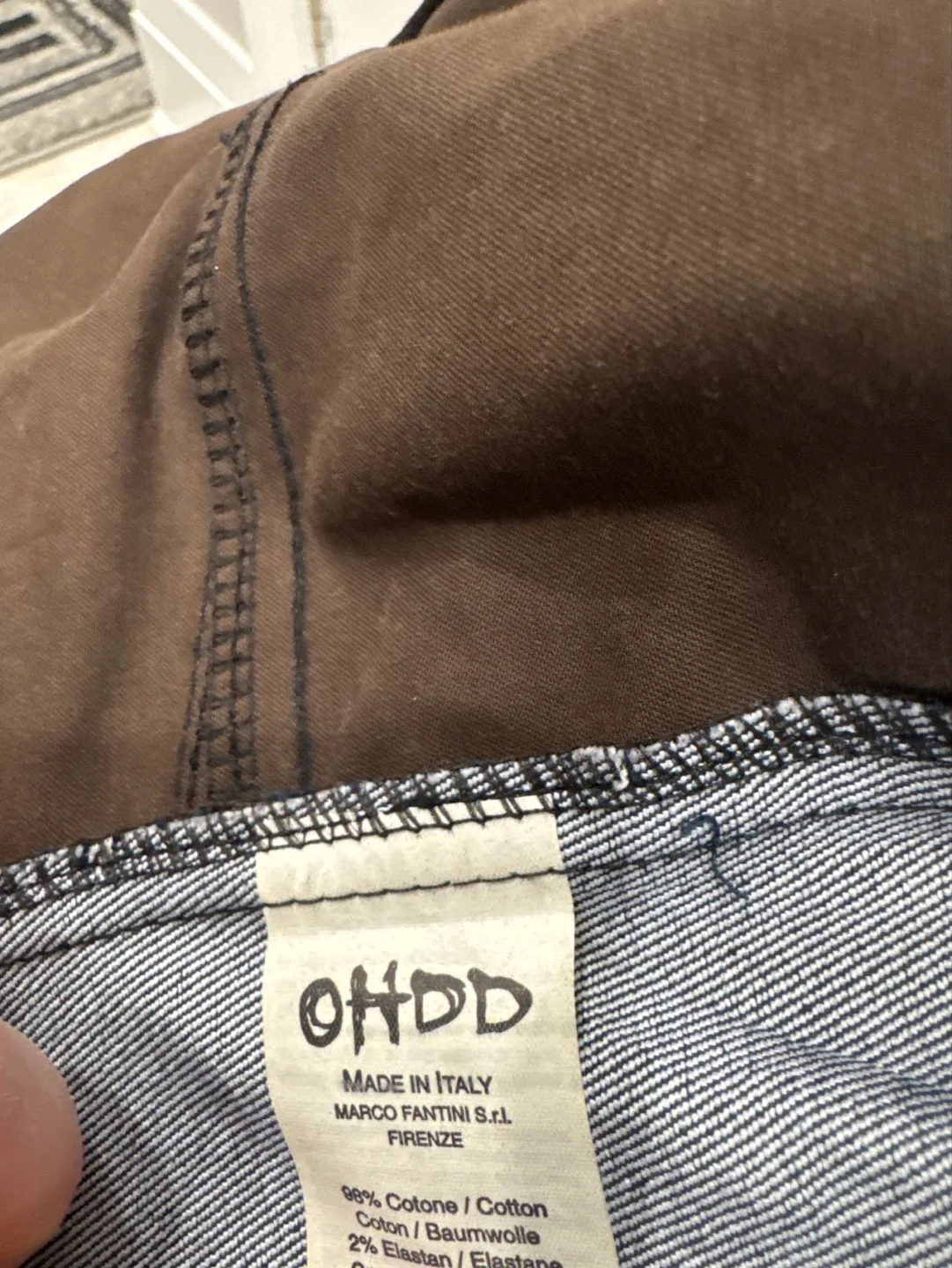OHDD Italian Designer Vest Size 28 image indicator(4)