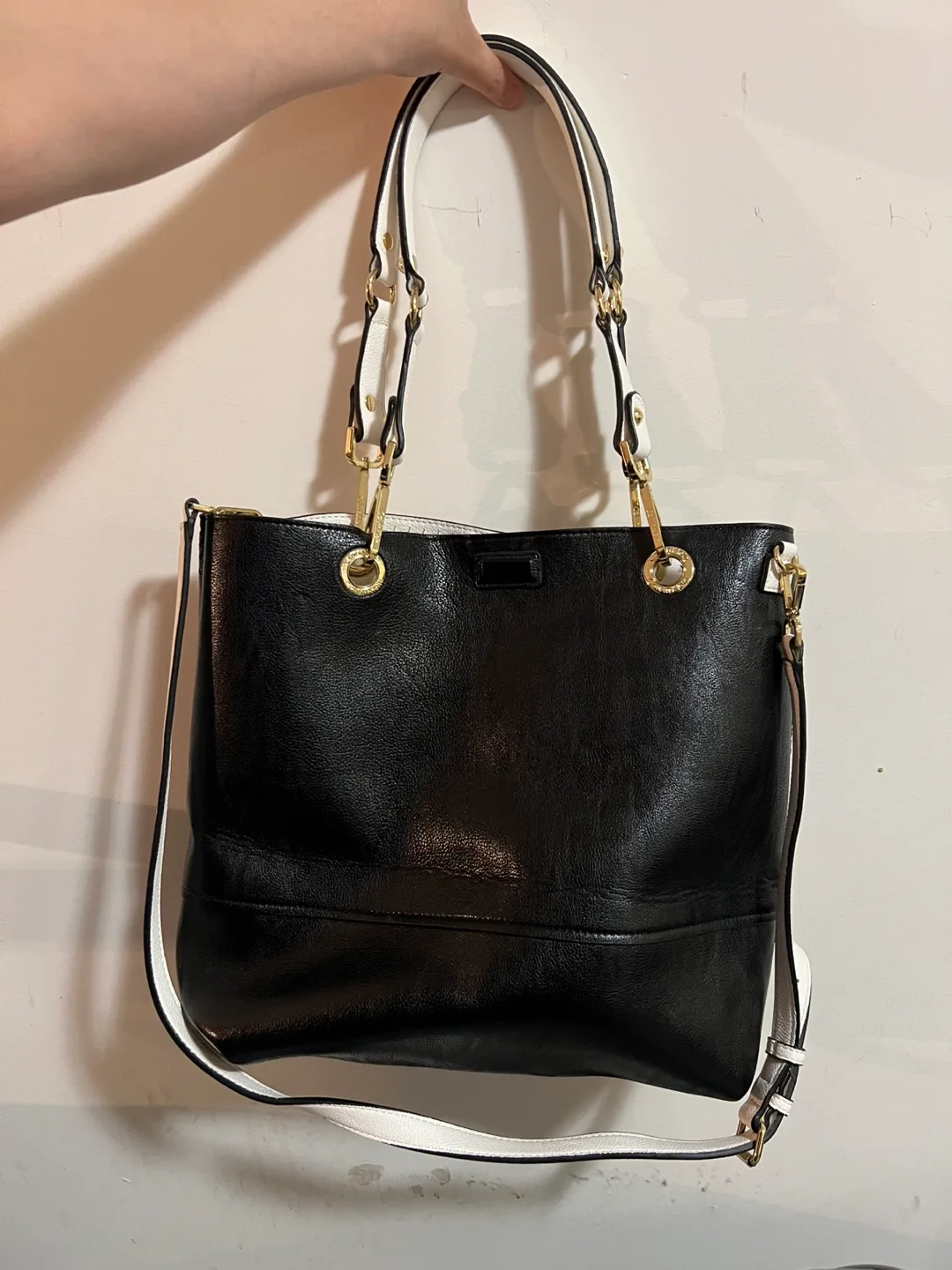 Calvin Klein Black and White Tote Bag image indicator(4)