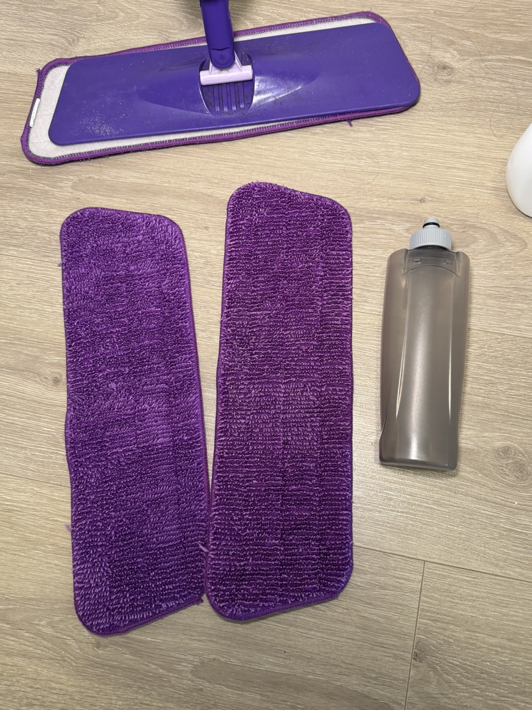 Spray Mop with Replacement Pads and Attitude Cleaning Solution - photo 5