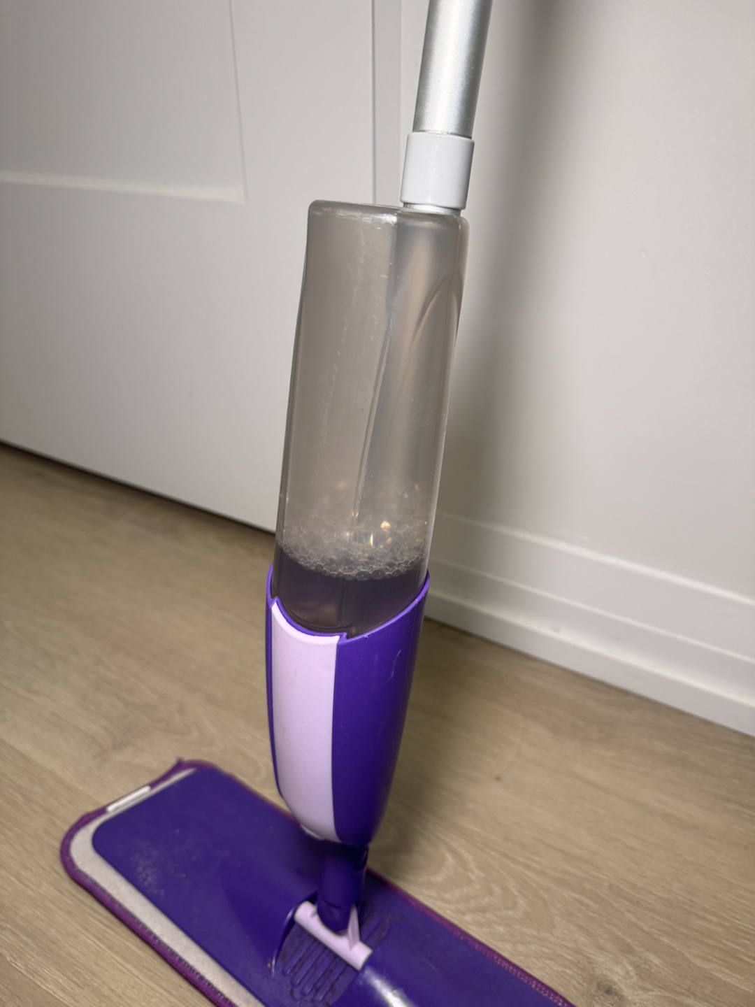 Spray Mop with Replacement Pads and Attitude Cleaning Solution - photo 2
