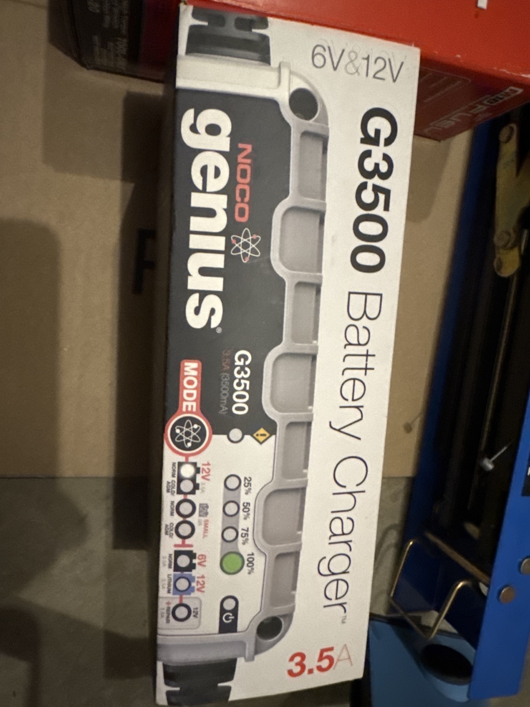 NOCO Genius G3500 3.5A 6V & 12V Battery Charger