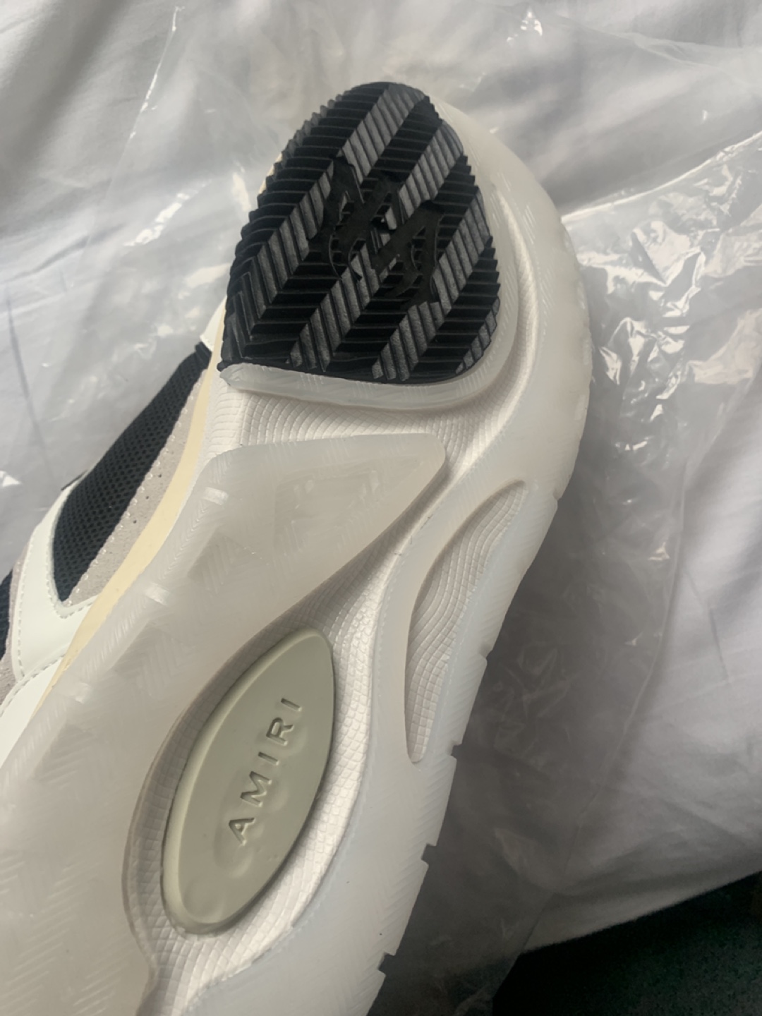 AMIRI Samiiri Low-Top Cale Perforated Sneakers - Size 43 - photo 2