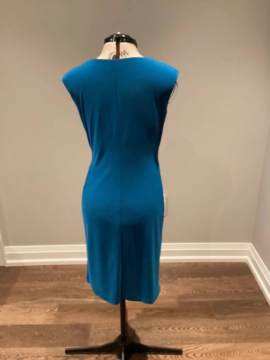 CLEO TURQUOISE JERSEY DRESS image indicator(2)