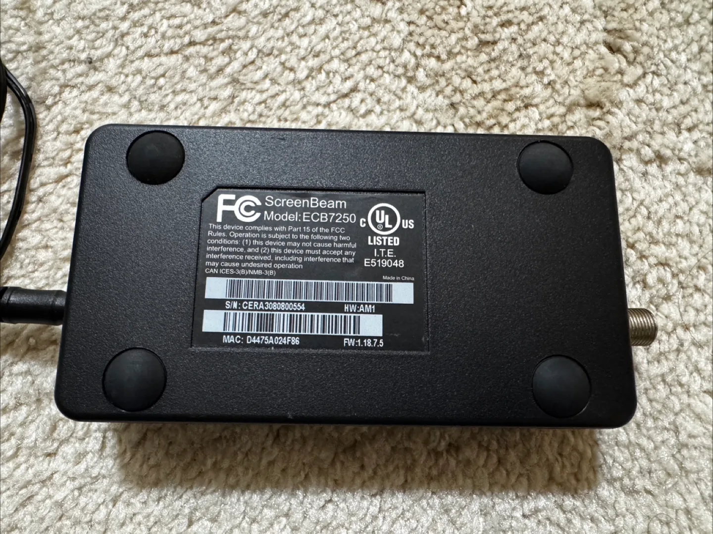 ScreenBeam ECB7250 MoCA adapter image indicator(2)