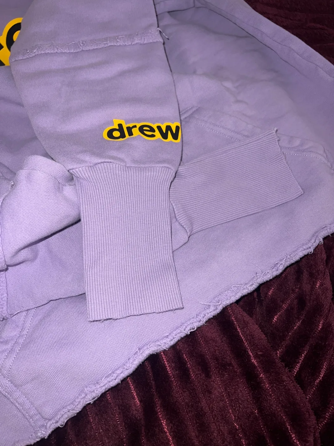 Drew House secret deconstructed Lavander Hoodie image indicator(7)