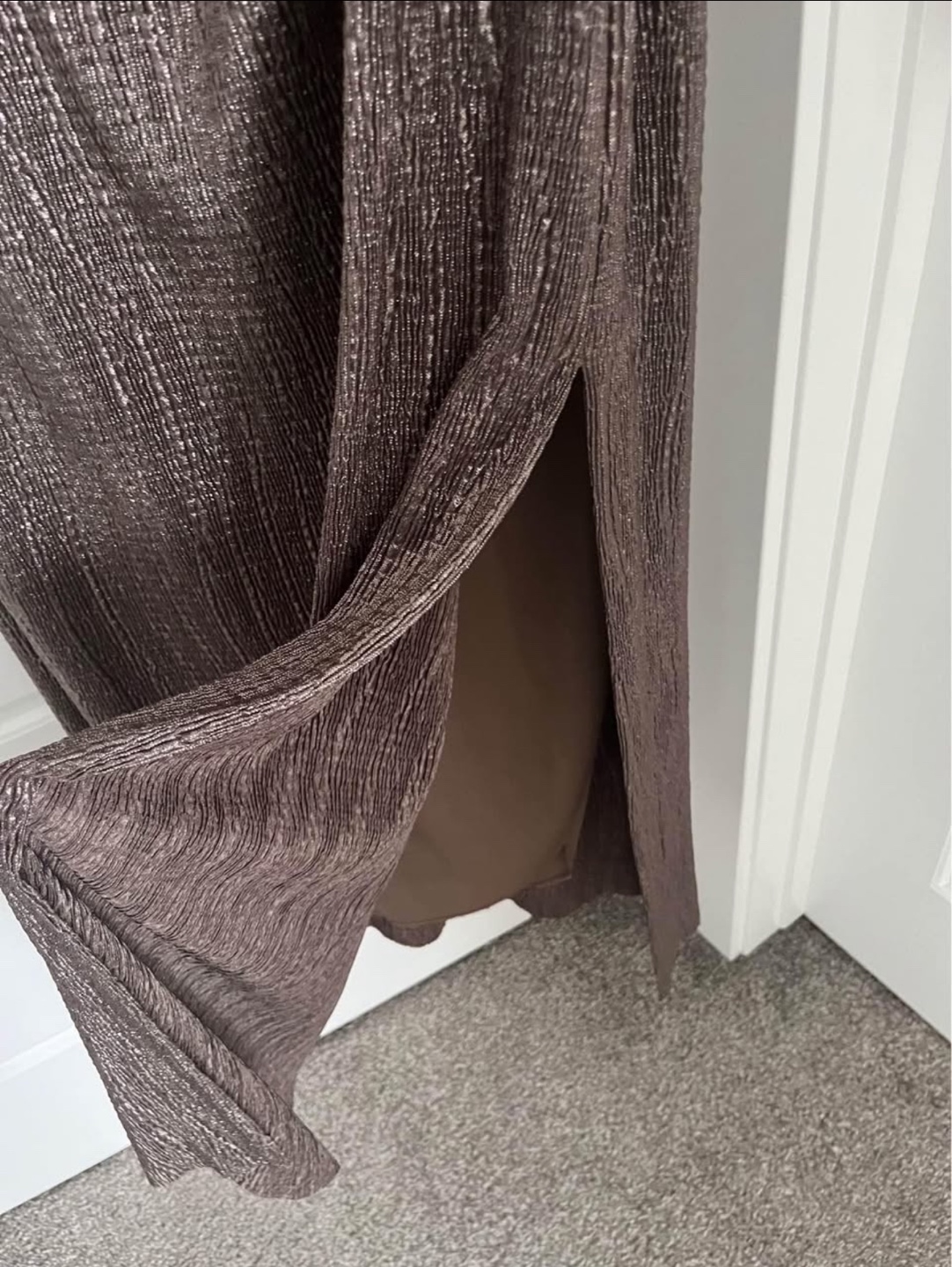 Connected Apparel Size 16 Metallic Maxi Dress - photo 3