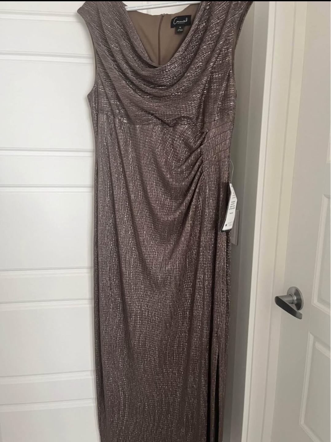 Connected Apparel Size 16 Metallic Maxi Dress