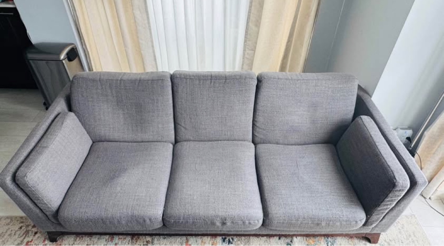 Article Ceni Pyrite Grey 3 seater sofa