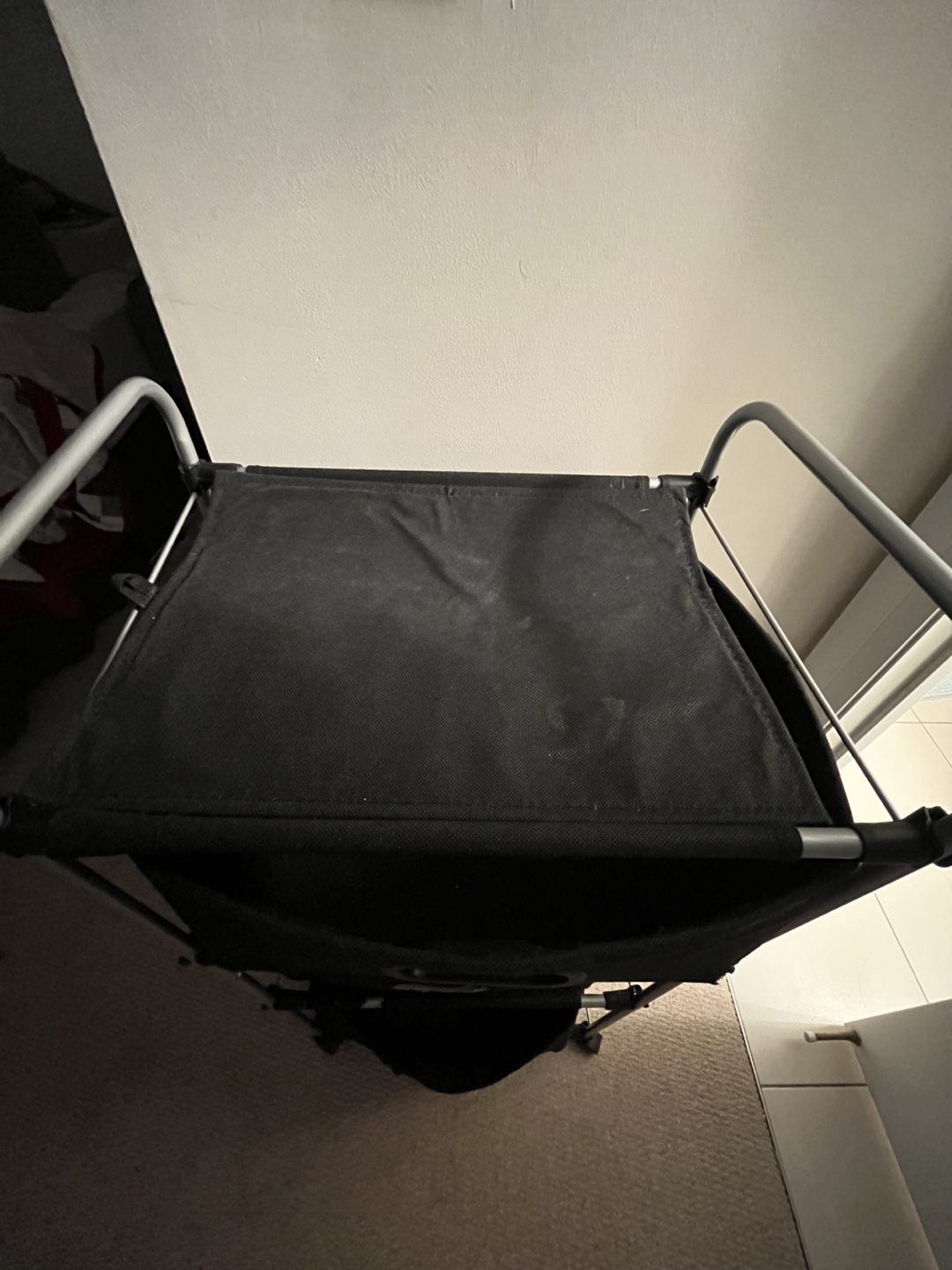 3-Tier Fabric Storage Organizer with Metal Frame - photo 3