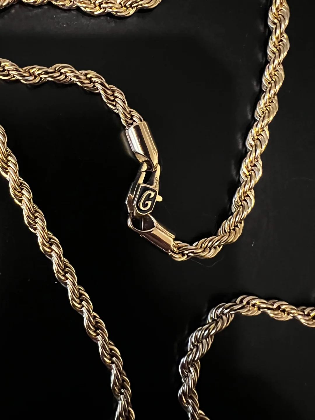 GLD Death Row 18k plated Pendant w/rope chain image indicator(4)