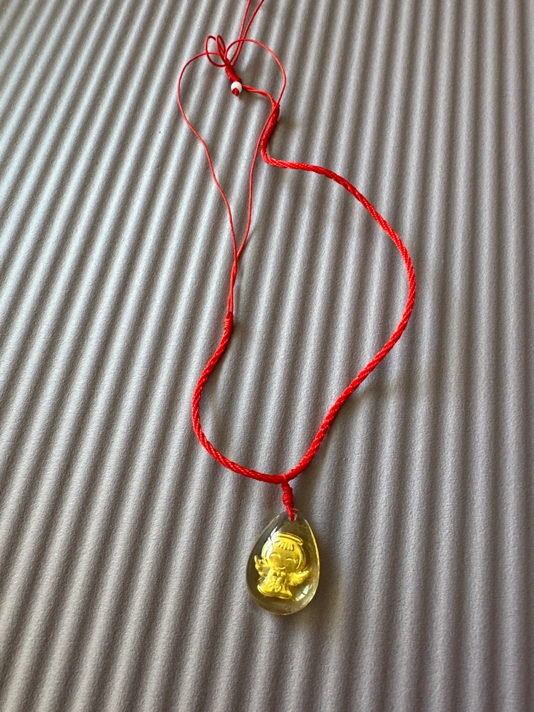 Gold Angel Pendant Necklace thumbnail