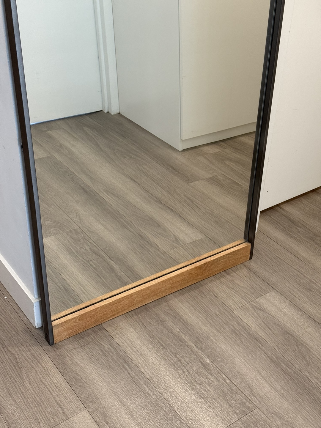 West Elm Industrial Wood Frame Floor Mirror - photo 4
