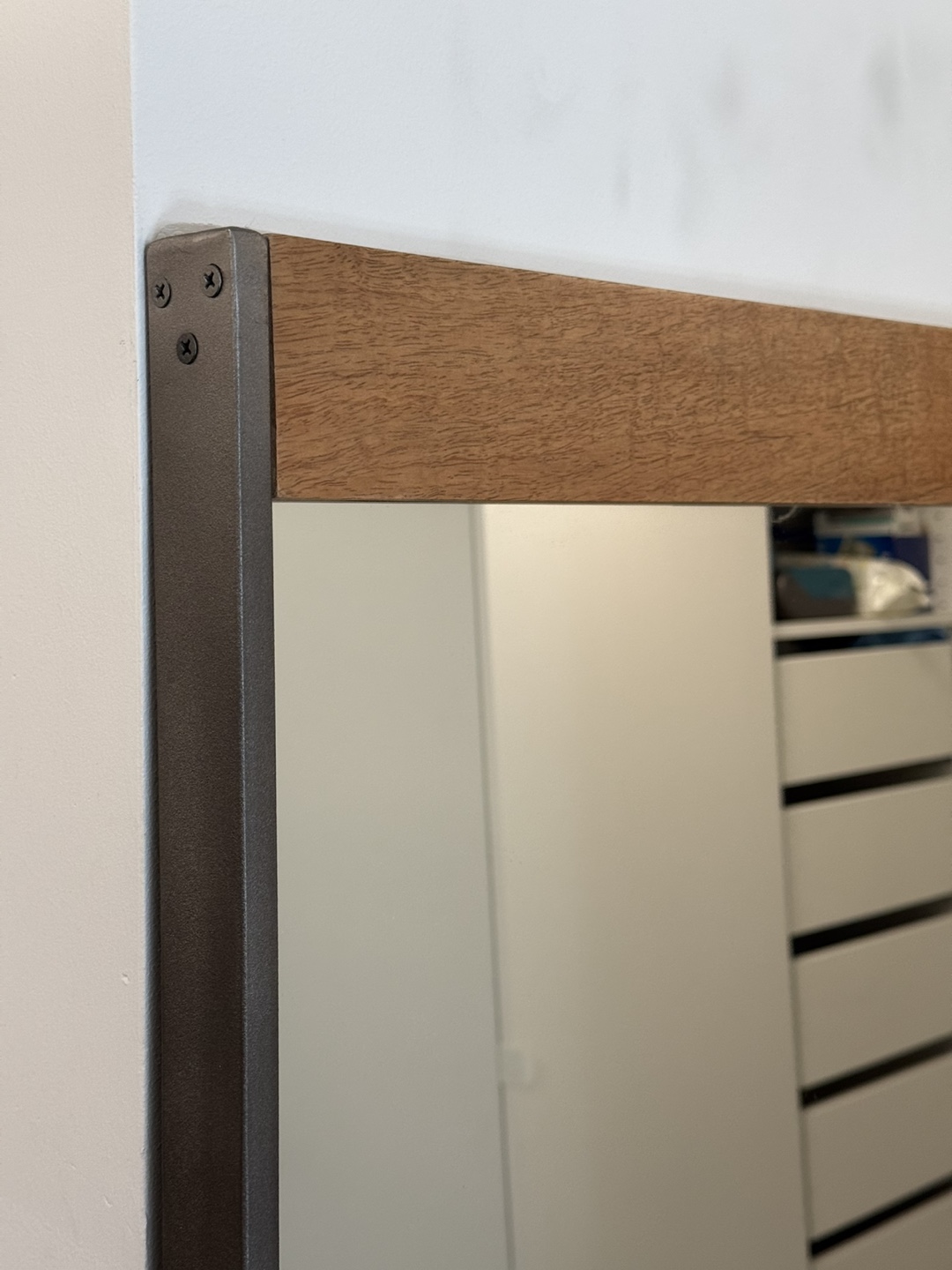 West Elm Industrial Wood Frame Floor Mirror - photo 5