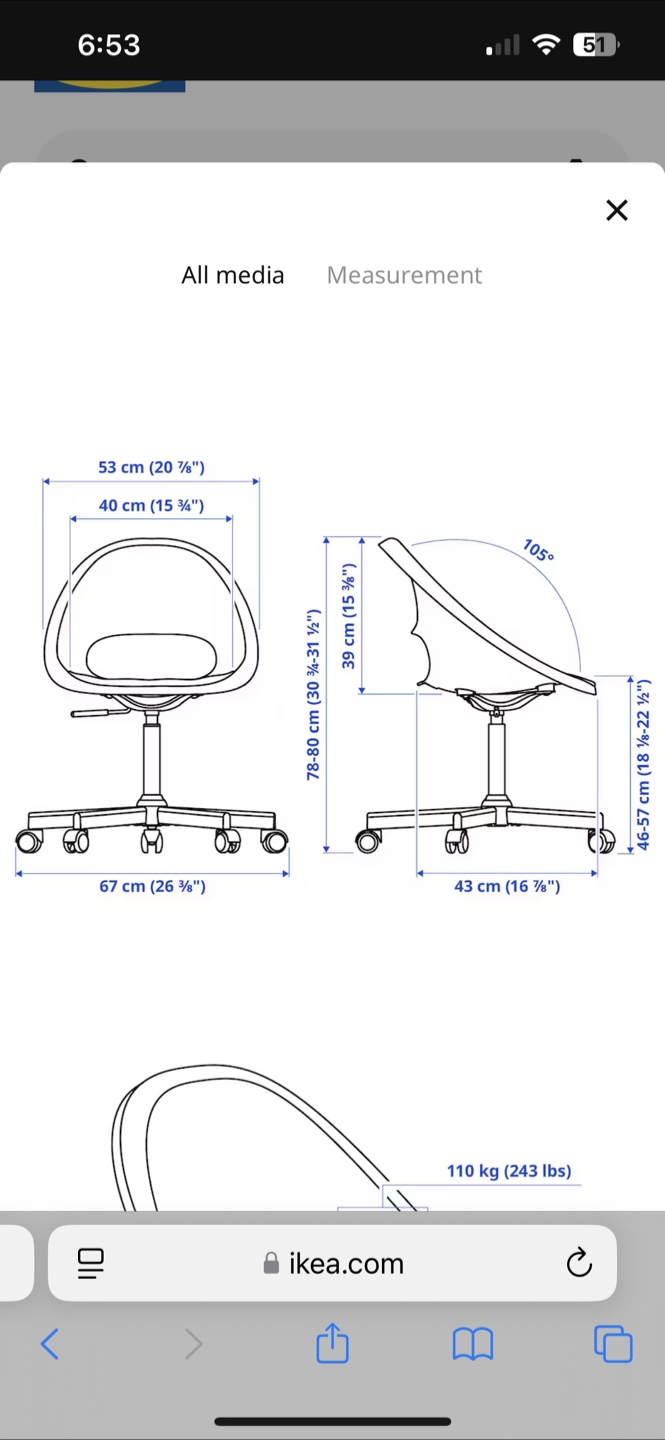 Ikea desk chair - photo 4