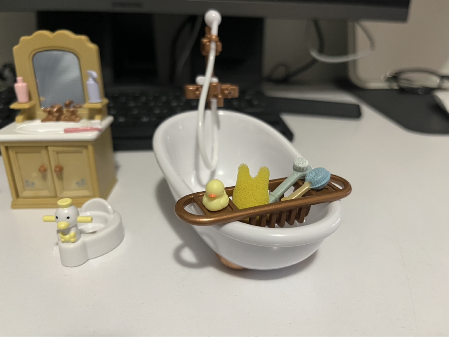 Calico Critters Bathroom Playset