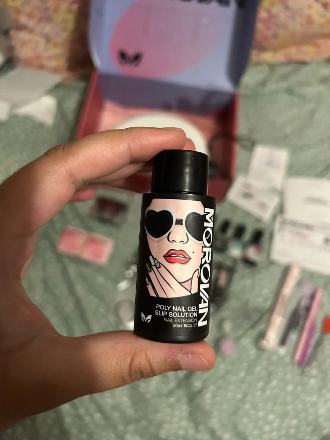 Polygel Acrylic Nail Kit with UV lamp image indicator(5)