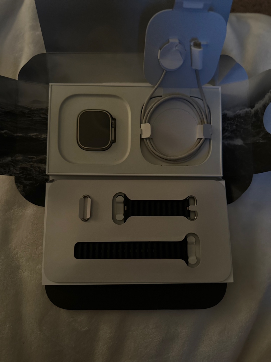 Apple Watch Ultra 49mm Titanium Midnight Ocean Band - New - photo 4