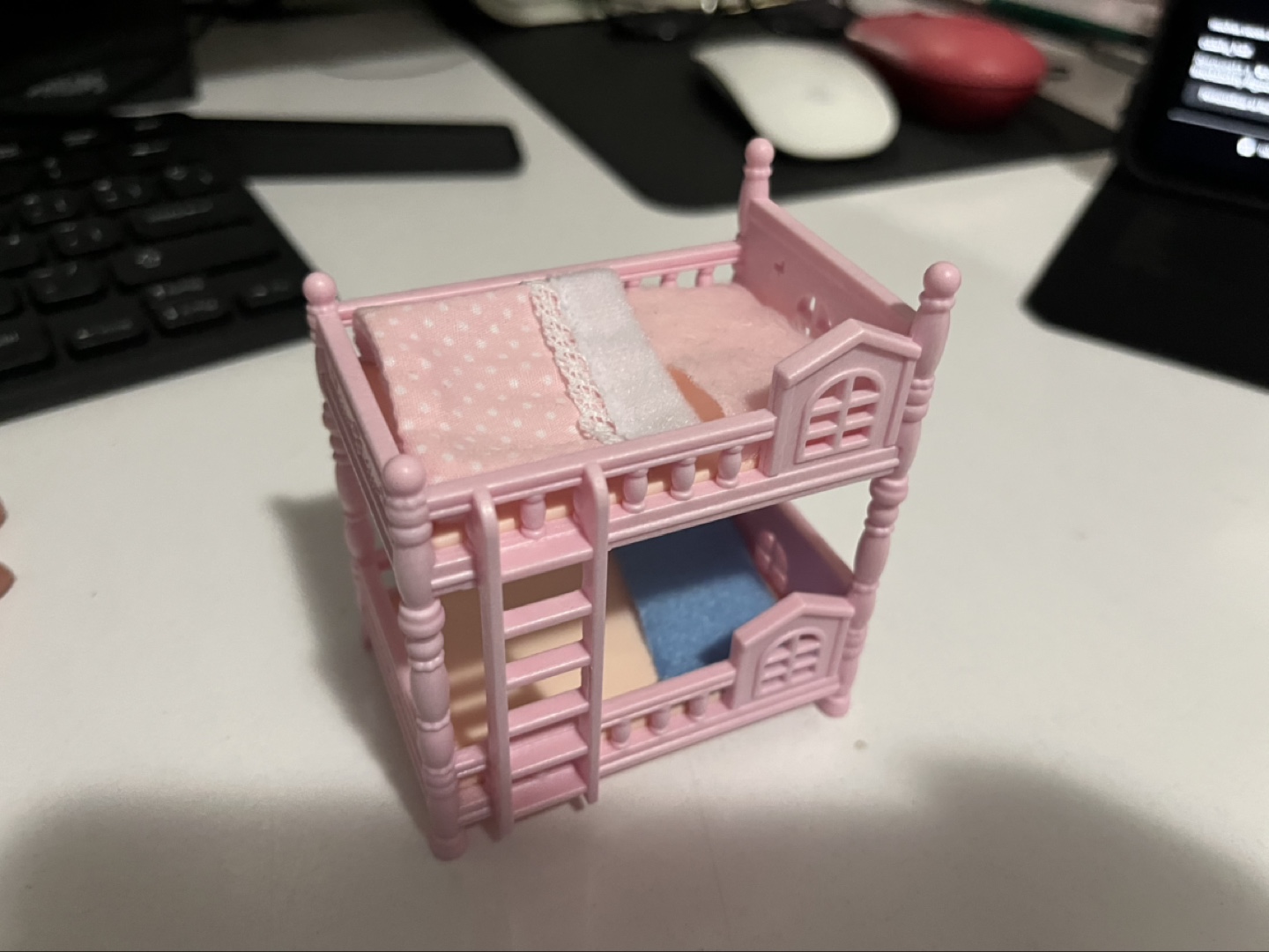 Calico Critters Pink Bunk Bed
