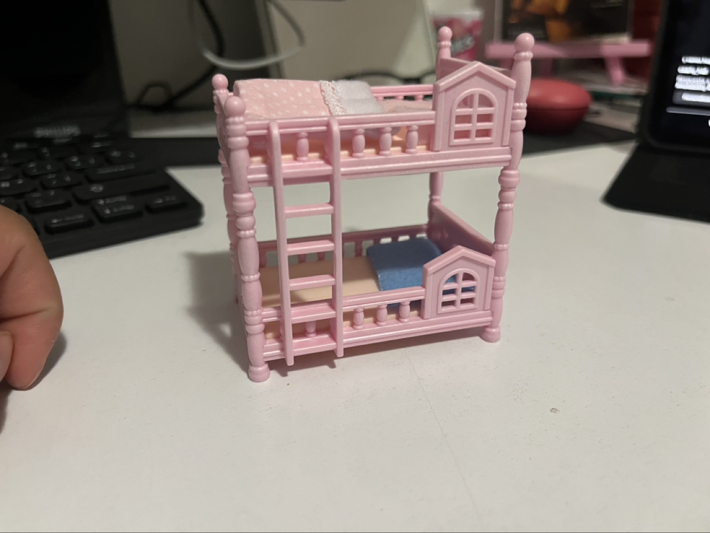 Calico Critters Pink Bunk Bed - photo 2