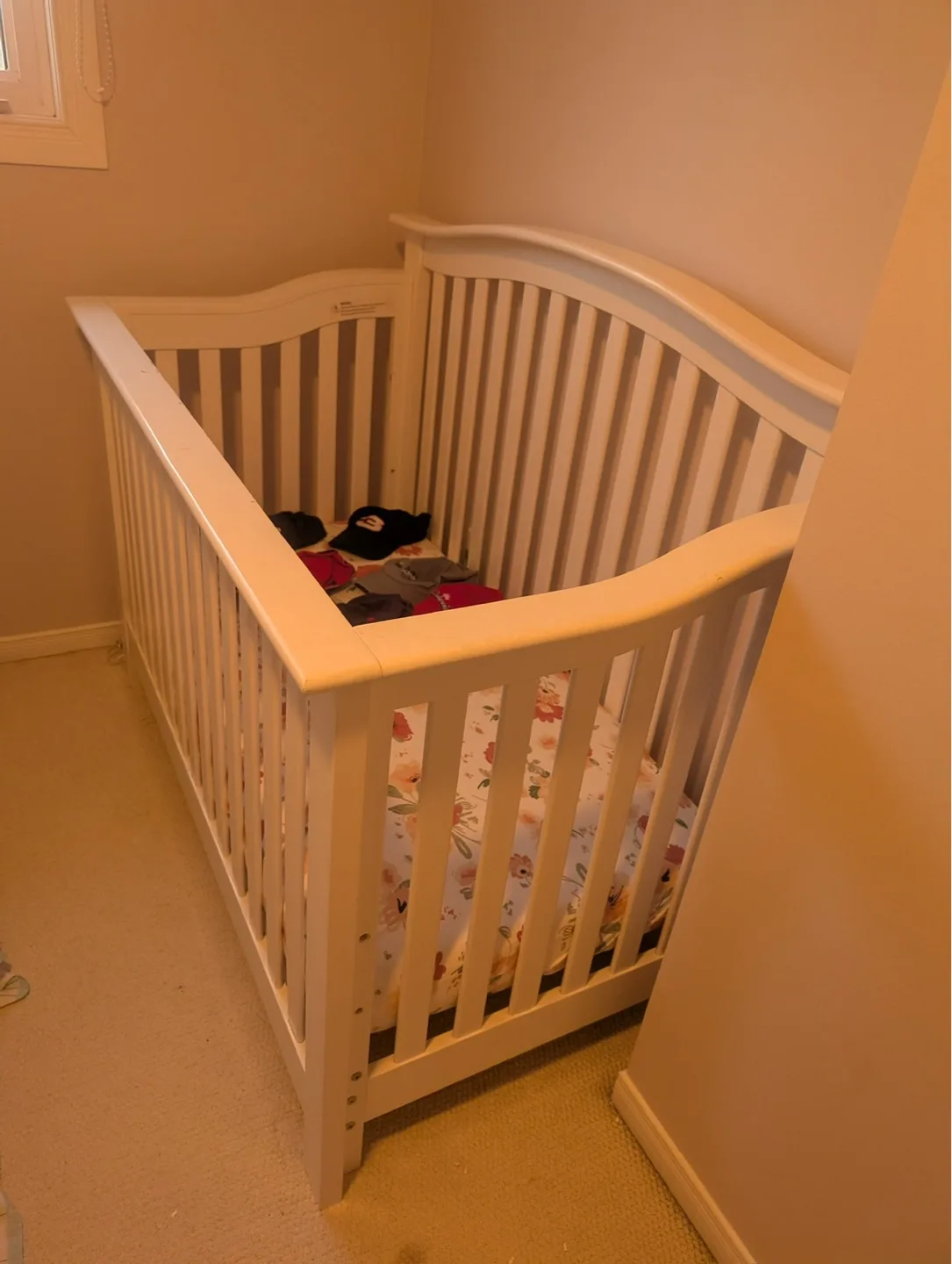 White Baby Crib thumbnail